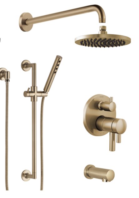 BRIZO ODIN KIT334ON 3-WAY THERMOSTATIC SHOWER KIT