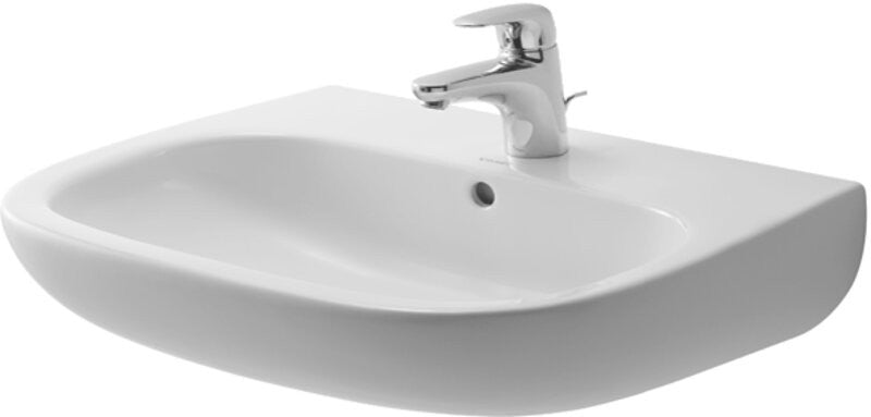 Duravit 23106000002 Washbasin 60 cm D-Code with of. with tp 1 th white