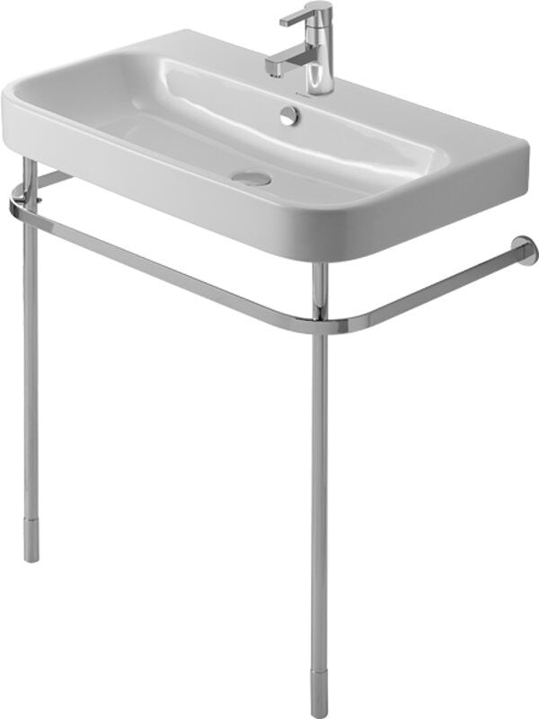 Duravit 2318650000 Furniture washbasin 650mm Happy D.2 white with OF with TP 1 TH