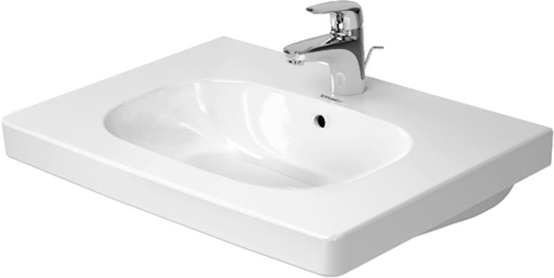 Duravit 03426500002 Furniture washbasin 65 cm D-Code white with OF TP 1 TH