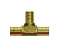 1/2" Pex Tee - Lead Free Brass