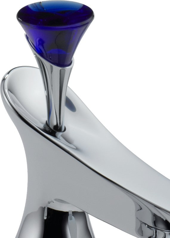 BRIZO RSVP RP48903 B-BLUE GLASS FINIAL WIDESPREAD RSVP