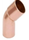 1/2" Copper Fitting 45 Elbow