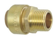 1/2" X 3/4" Push-Fit X Mip Adapter