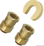 1/2" Push-Fit X 3/4" Fip Water Heater Kit