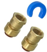 3/4" Push-Fit X Fip Water Heater Kit