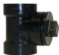 2" Abs Line Cleanout Tee