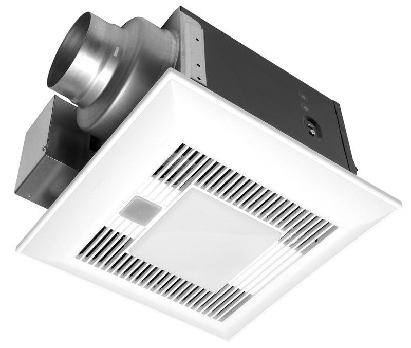 Panasonic FV-08VQCL6 SmartAction Motion Built in Humidity Sensor 2 13-Watt GU24 Spiral CFLs 1 4-Watt Nightlight - 80 CFM 17.5...