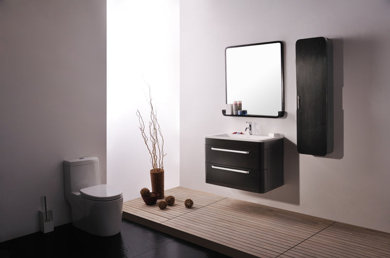 Virta 32 Inch OASIS Solid Wood Wall Mount Vanity with Handle