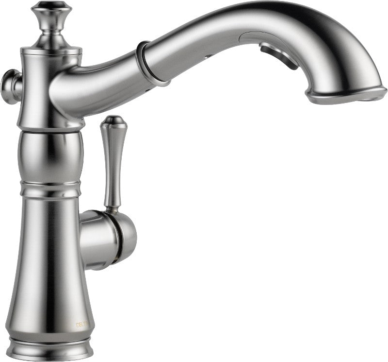 DELTA CASSIDY 4197-DST SINGLE HANDLE PULL-OUT KITCHEN FAUCET