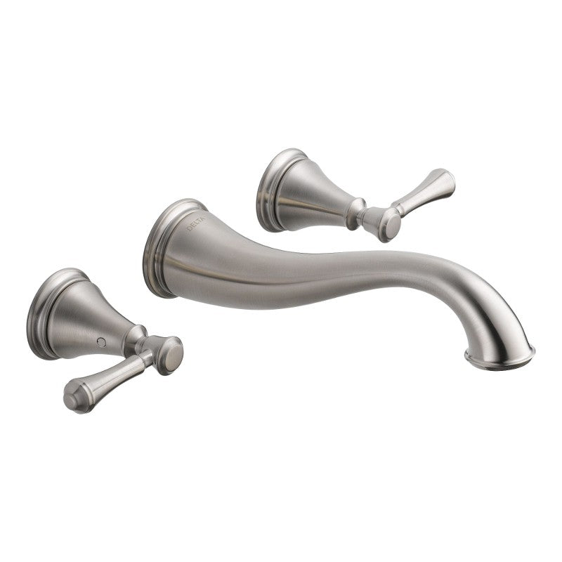 DELTA CASSIDY T3597LF-WL TWO HANDLE WALL MOUNT LAVATORY FAUCET TRIM