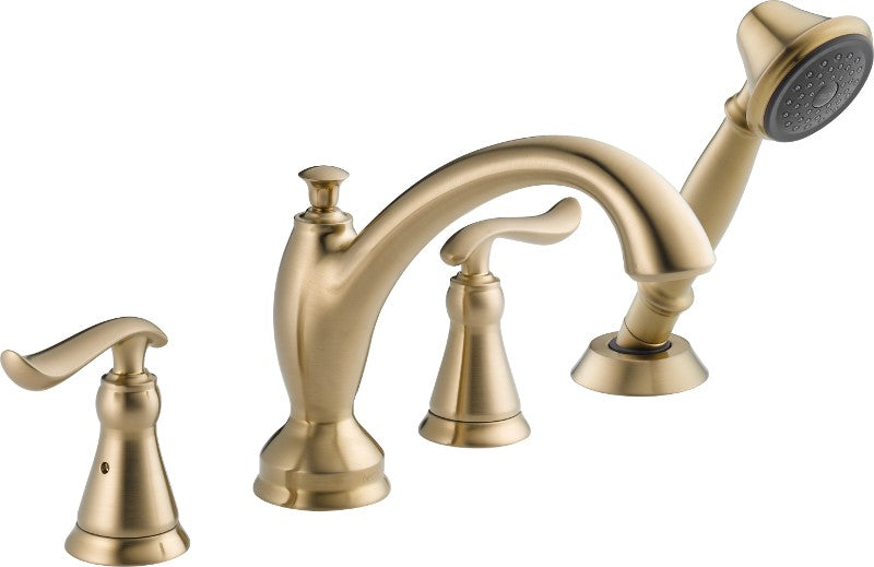 DELTA LINDEN T4794 ROMAN TUB FAUCET WITH HANDSHOWER TRIM