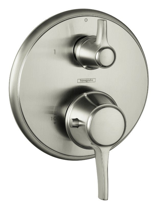 HANSGROHE METRIS C THERMOSTATIC TRIM W/VOLUME CONTROL & DIVERTER