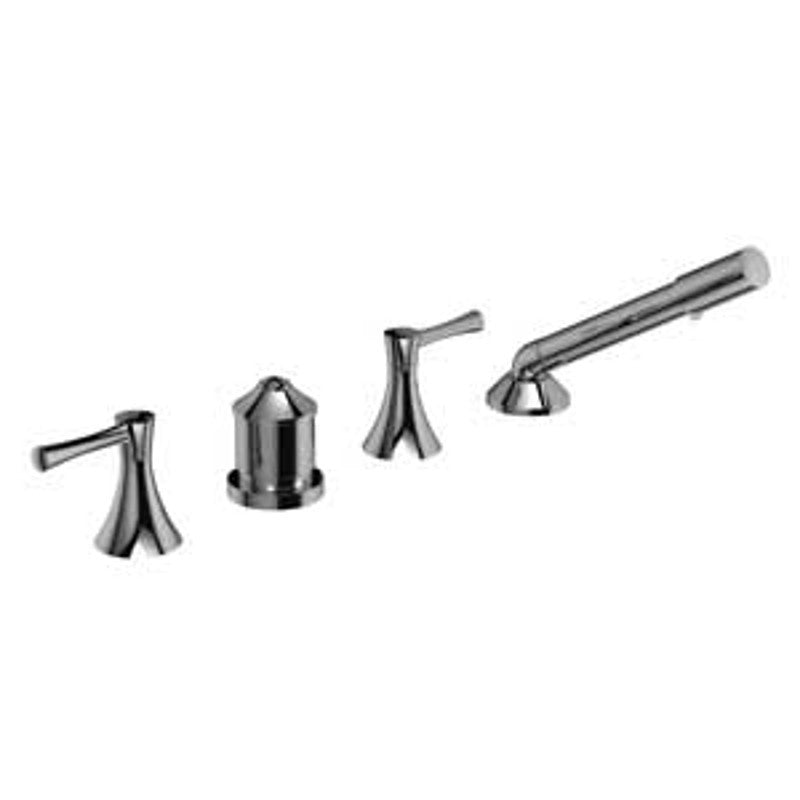 Riobel Edge ED15 4 piece deck-mount tub filler without spout