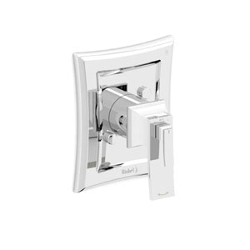 Riobel Eiffel TEF45 3-way Type TP thermostaticpressure balance coaxial valve trim (Without Rough-in)