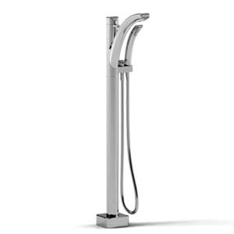 Riobel Salome TSA37 Floor-mount Type TP thermostaticpressure balance coaxial tub filler with hand shower trim (Without Rough-in)