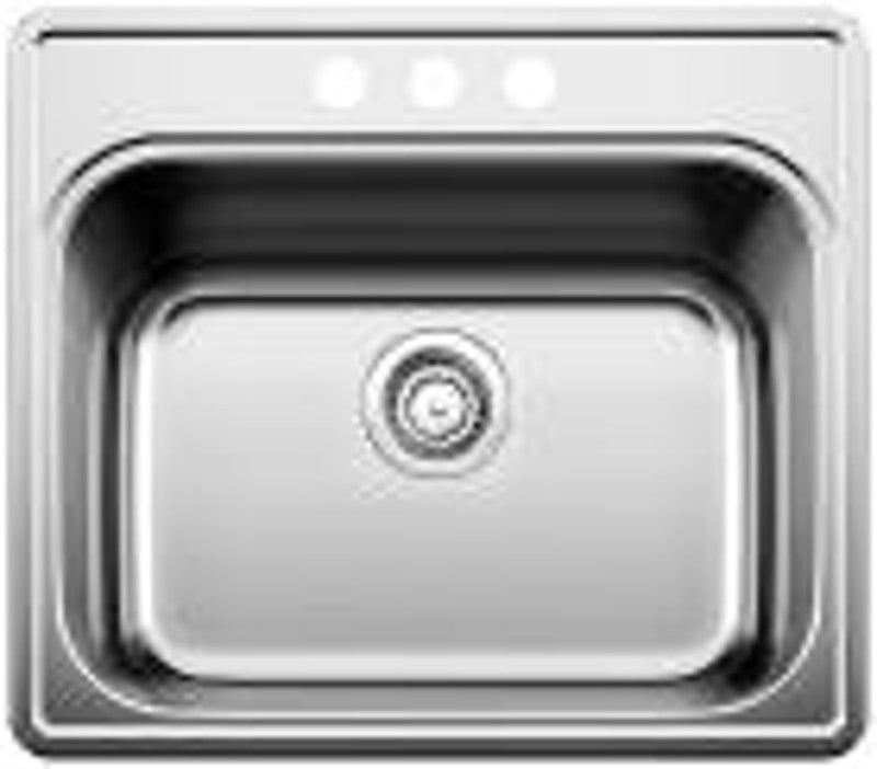 BLANCO ESSENTIAL LAUDRY / UTILITY (3 HOLES, 4" CENTR.)