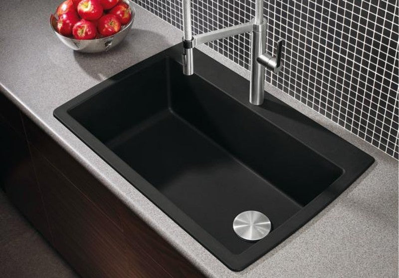 BLANCO DIAMOND SUPER SINGLE SILGRANIT, CINDER