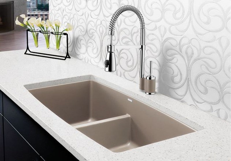 BLANCO PERFORMA U 1 3/4 LOW DIVIDE, WHITE