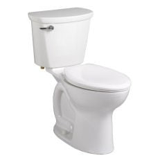 American Standard Cadet Pro Two-Piece 1.28 gpf/4.8 Lpf Chair Height Elongated Toilet Less Seat with Lined Tank