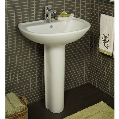 American Standard Cadet 8-Inch Widespread Pedestal Sink Top