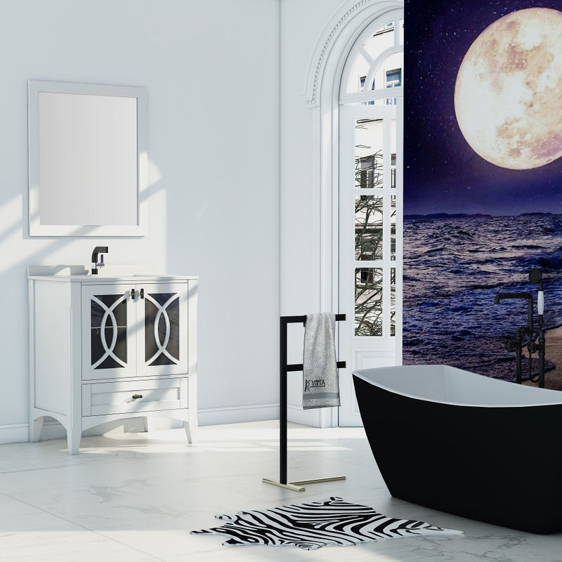 Virta 30 Inch Romance Floor Mount Single Sink Vanity