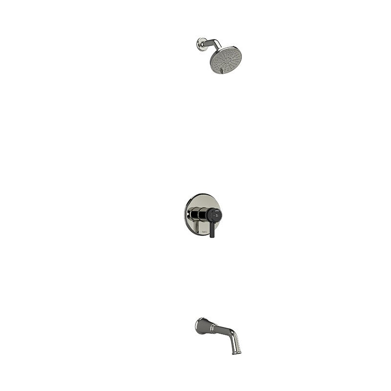 Riobel Momenti KIT4744MMRDJ Type T/P 1/2 inch coaxial 2-way no share with shower head and tub spout
