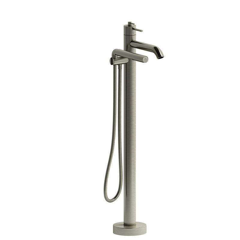 Riobel TCS39 2-way Type T (thermostatic) coaxial floor-mount tub filler with hand shower trim (Without Rough-in)