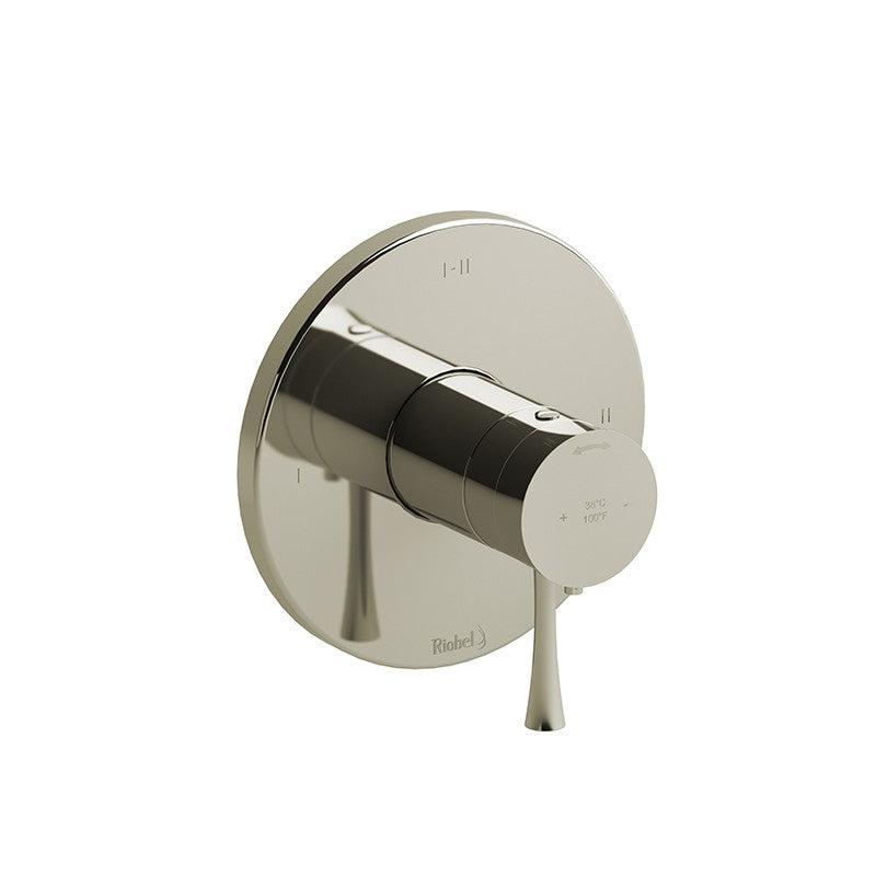 Riobel Edge TEDTM23 2-way Type TP thermostaticpressure balance coaxial valve trim (Without Rough-in)
