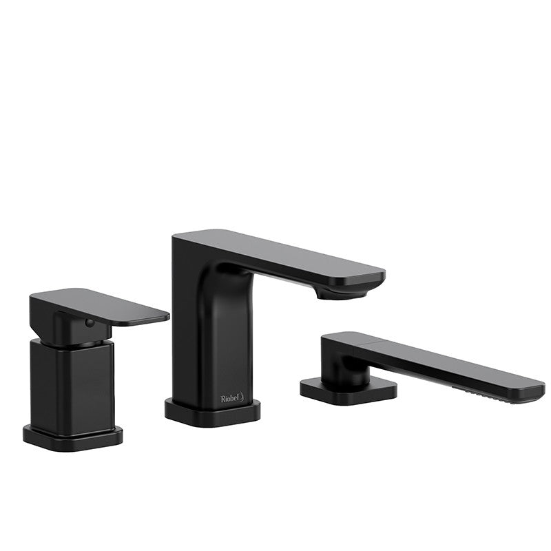 Riobel Equinox TEQ16 3-piece Type P pressure balance deck-mount tub filler with hand shower trim (Without Rough-in)