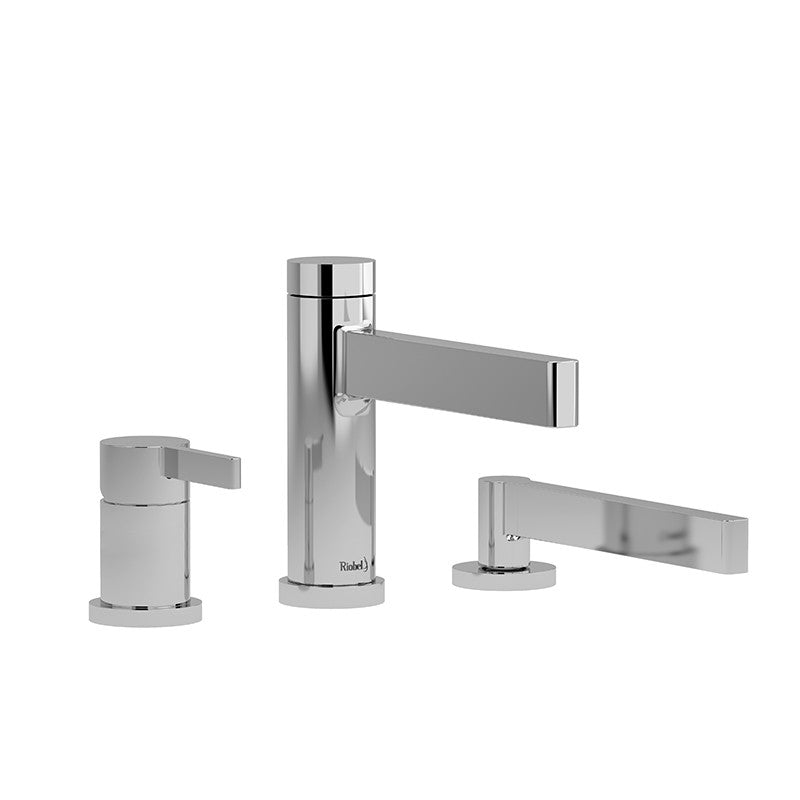 Riobel Paradox TPX16 3-piece Type P pressure balance deck-mount tub filler with hand shower trim (Without Rough-in)