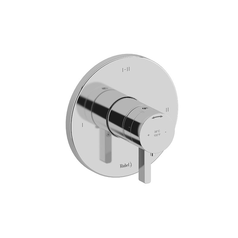 Riobel Paradox TPXTM23 2-way Type TP thermostaticpressure balance coaxial valve trim (Without Rough-in)