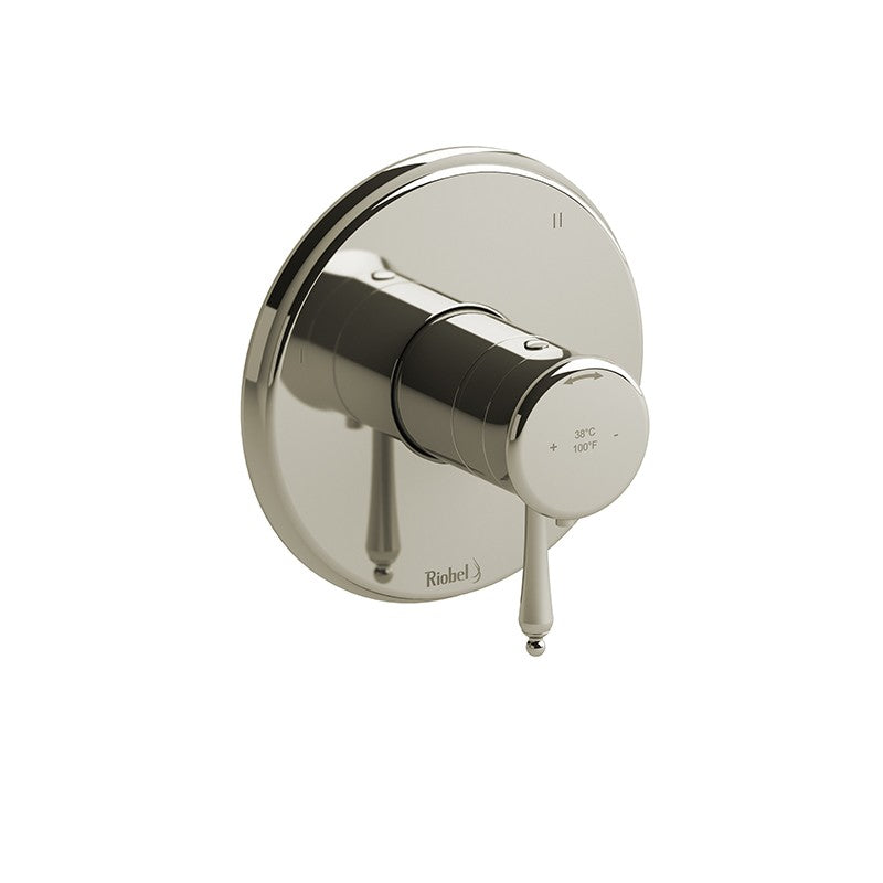 Riobel TRT47 3-way no share Type T/P coaxial valve trim (Without Rough-in)