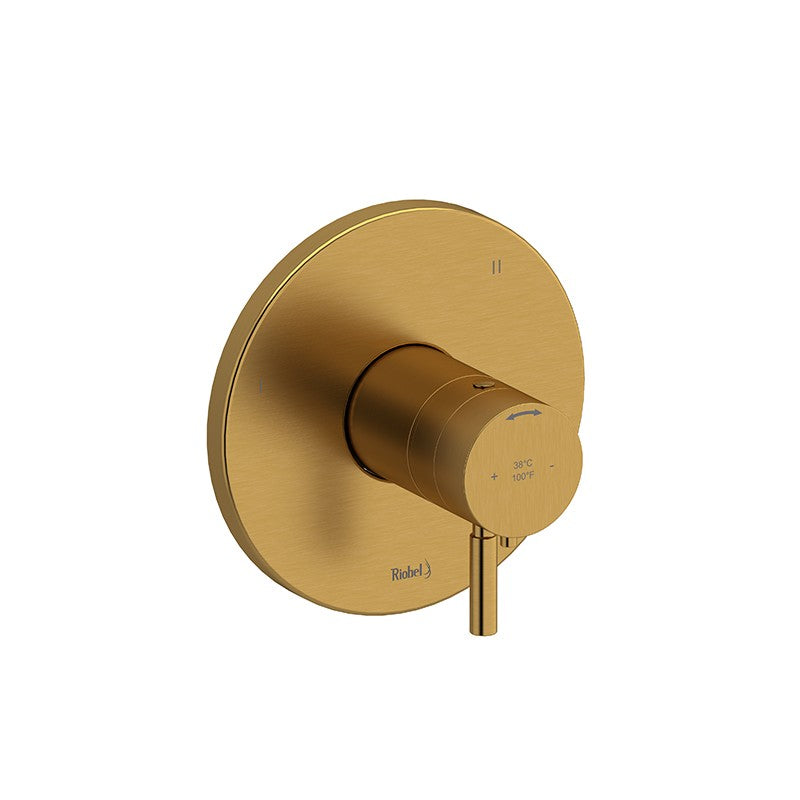 Riobel Riu TRUTM45 3-way Type TP thermostaticpressure balance coaxial valve trim (Without Rough-in)