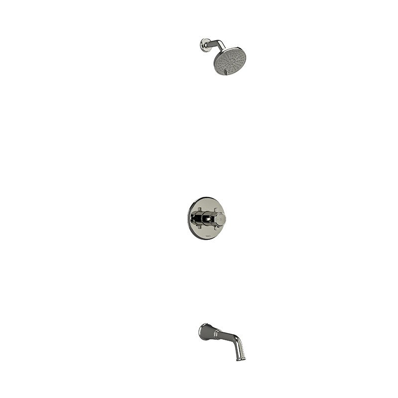Riobel Momenti KIT4744MMRD Type T/P 1/2 inch coaxial 2-way no share with shower head and tub spout