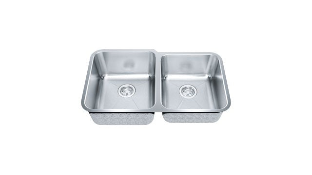 Franke NCX160-30RH Sink - Undermount R Comb. Concerto Creased Bottom SS