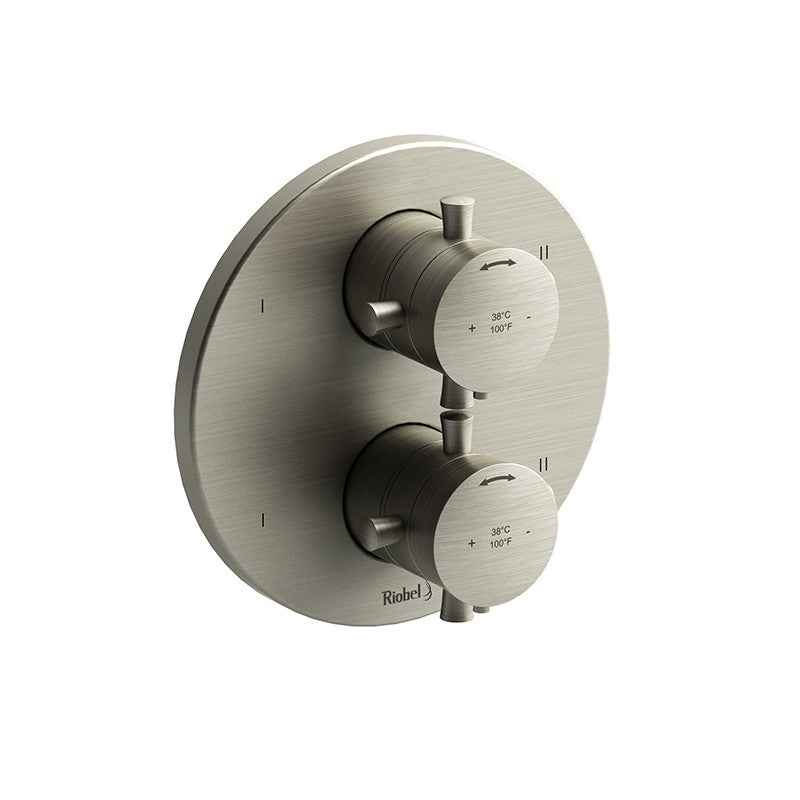 Riobel Edge TEDTM88 4-way no share Type T/P coaxial valve trim