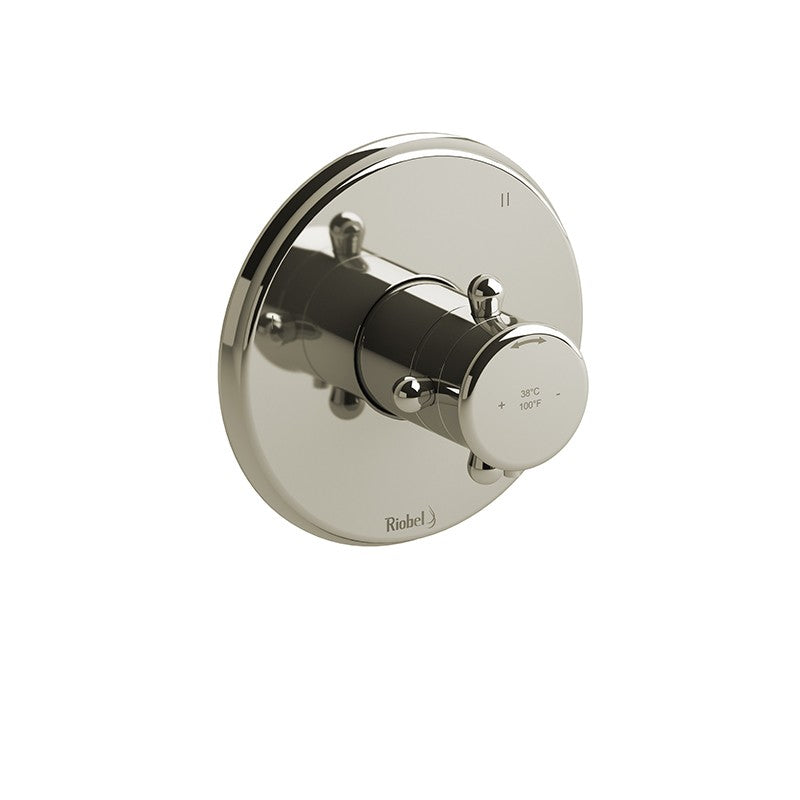 Riobel TRT47 3-way no share Type T/P coaxial valve trim (Without Rough-in)