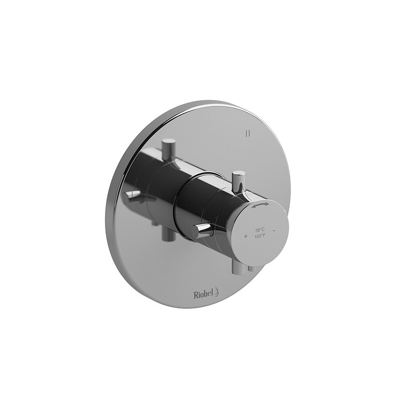 Riobel Riu TRUTM45 3-way Type TP thermostaticpressure balance coaxial valve trim (Without Rough-in)