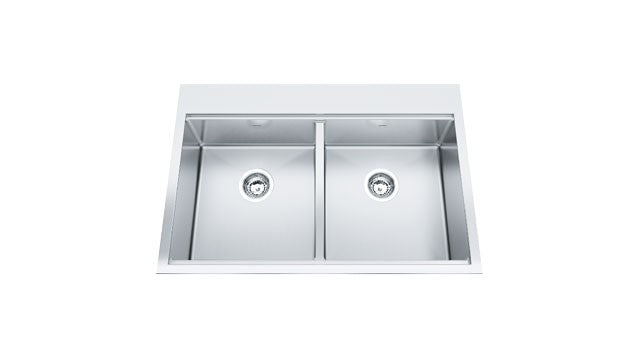 Franke PSX620-31-1 Sink - Topmount Double Professional 16 gauge with bottom grids 1 faucet hole