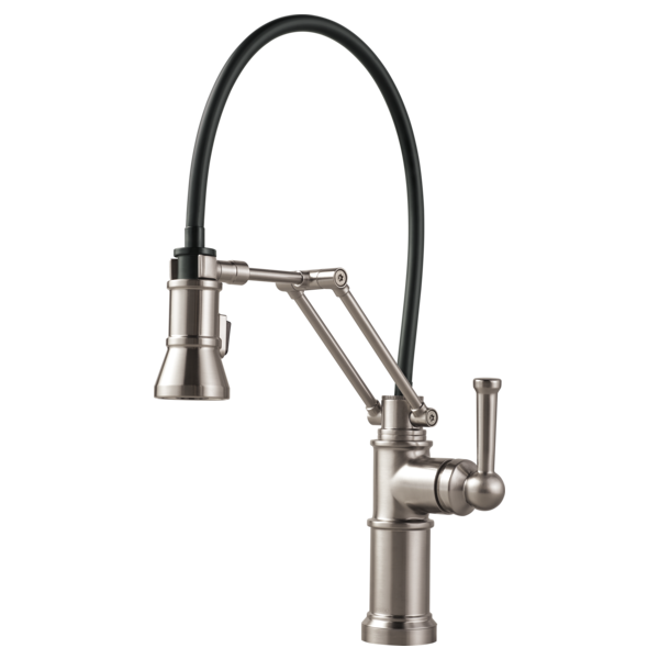 BRIZO ARTESSO 63225LF SINGLE HANDLE ARTICULATING ARM KITCHEN FAUCET