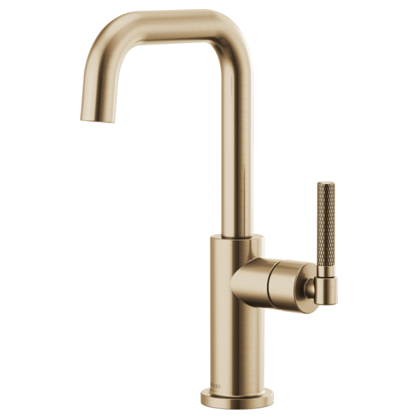 BRIZO LITZE 61053LF SQUARE SPOUT BAR KNURLED HANDLE