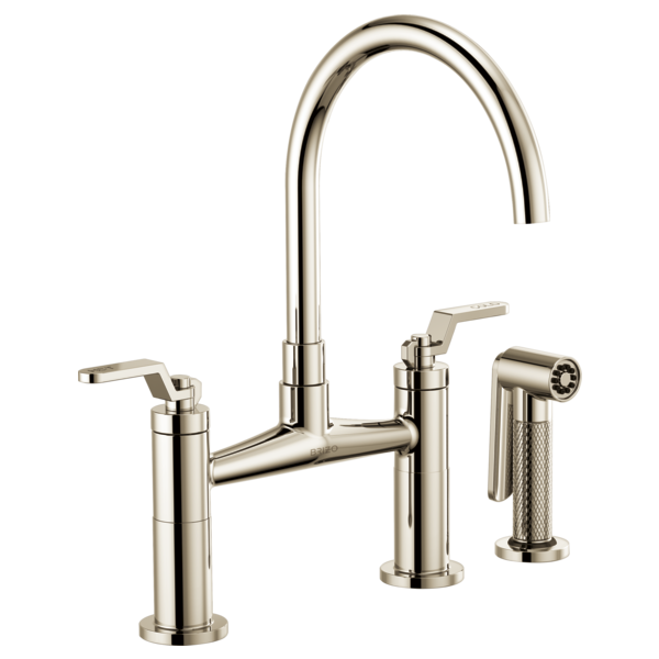 BRIZO LITZE 62544LF ARC SPOUT BRIDGE INDUSTRIAL HANDLE