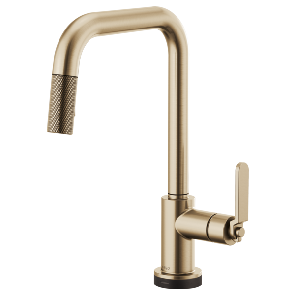 BRIZO LITZE 64054LF SQUARE SPOUT PULL-DOWN WITH SMARTTOUCH INDUSTRIAL HANDLE