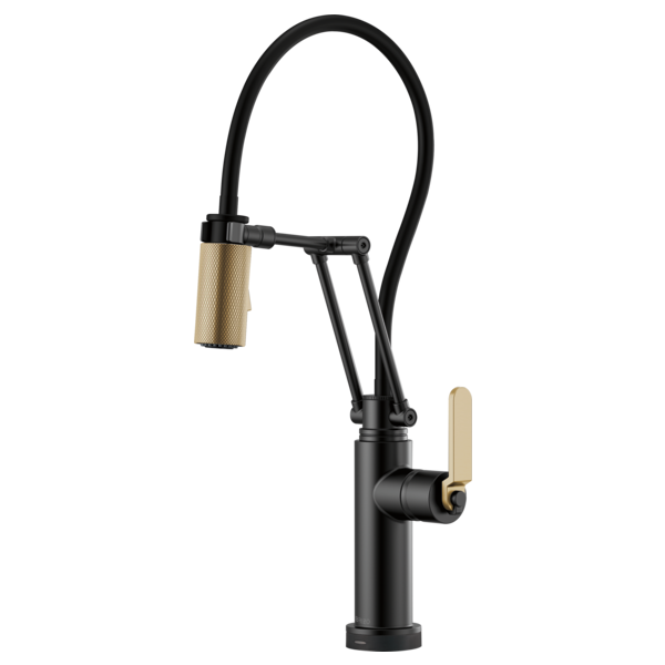 BRIZO LITZE 64244LF ARTICULATING WITH SMARTTOUCH INDUSTRIAL HANDLE