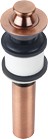 Franke TDL-15PC 1 12 lift & turn waste fitting Polished copper