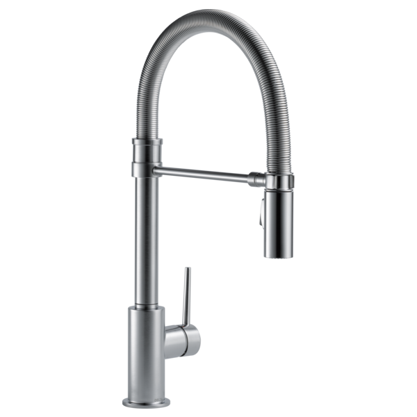 DELTA TRINSIC 9659-DST SINGLE HANDLE PULL-DOWN KITCHEN FAUCET WITH SPRING SPOUT