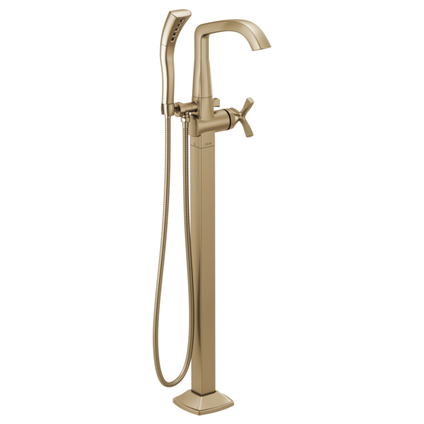 DELTA STRYKE T47766-FL FREESTANDING TUB FILLER TRIM   HS 2O