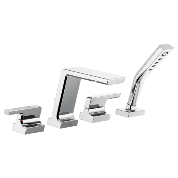 DELTA PIVOTAL T4799 4 HOLE ROMAN TUB FAUCET