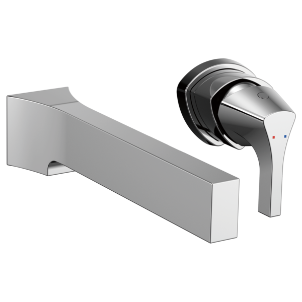DELTA ZURA T574LF-WL SINGLE HANDLE WALL MOUNT LAVATORY FAUCET - 8" MINIMUM